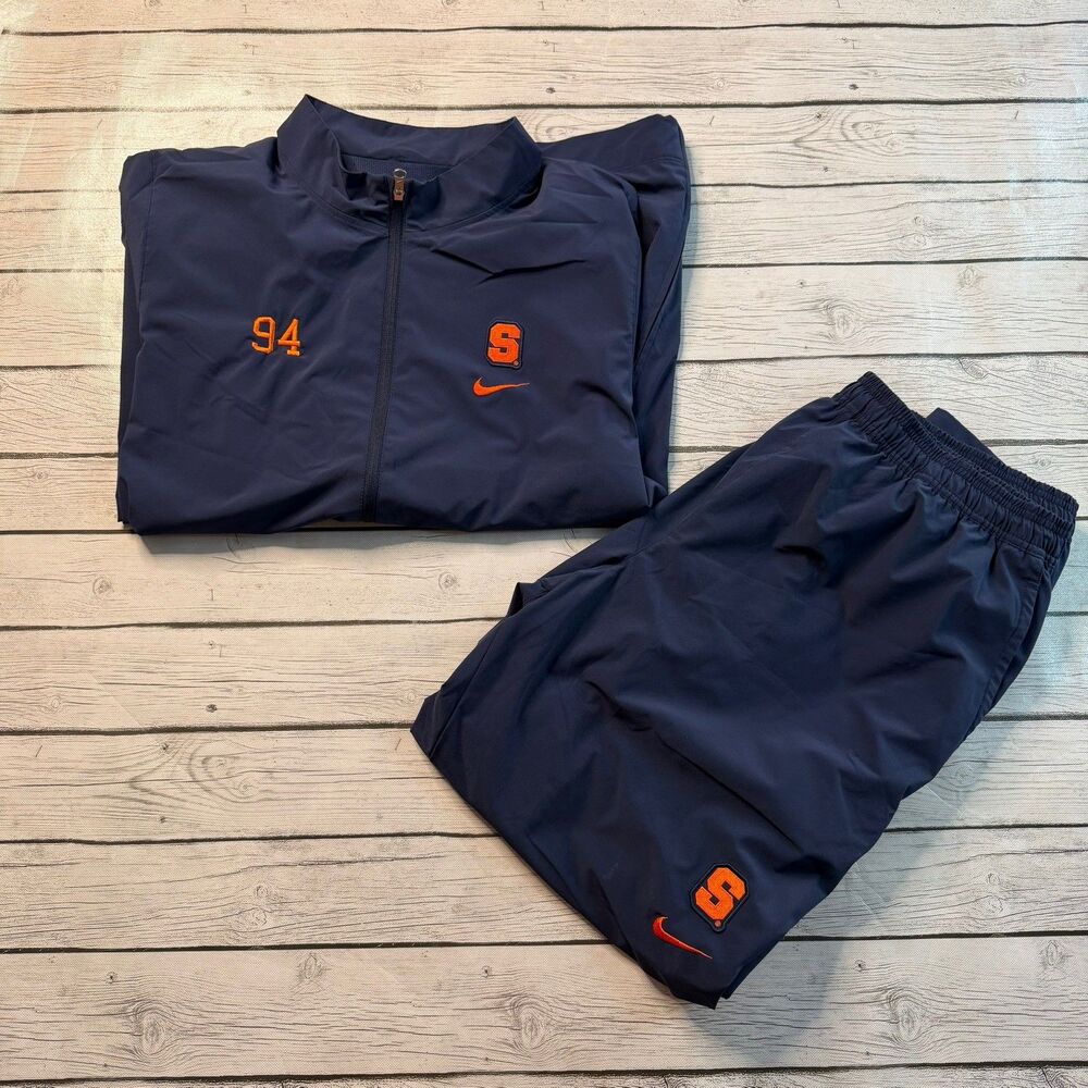 Syracuse University Orangemen Football Team Issued Nike Tracksuit 2XL